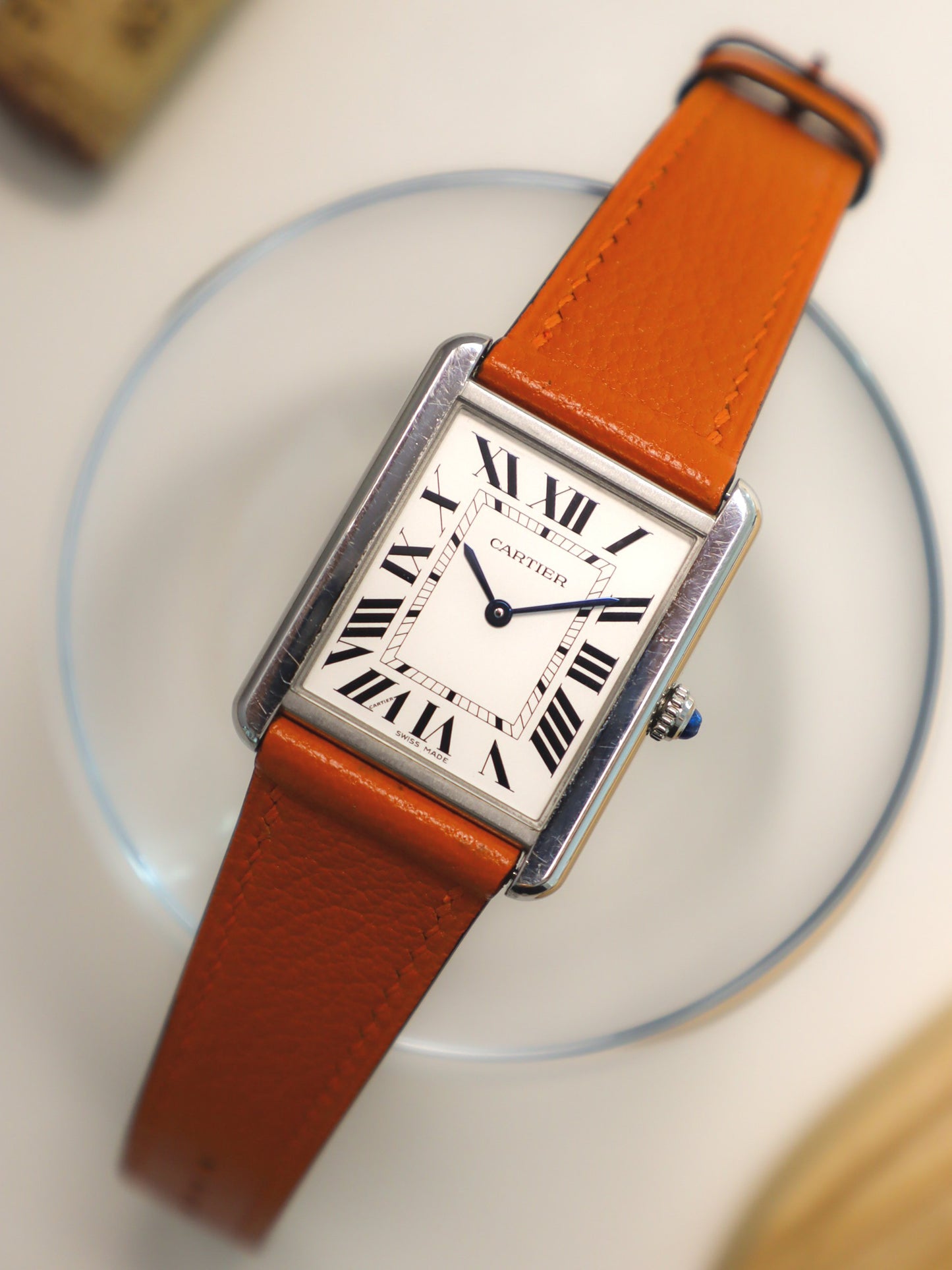 Sunkissed Orange Chèvre Lean Strap