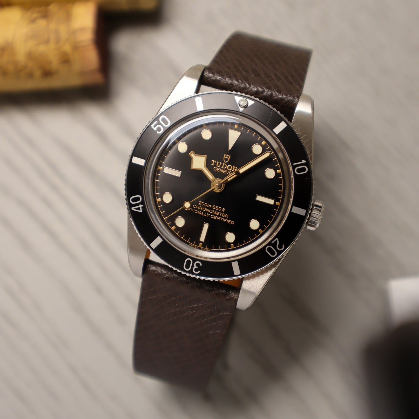 Dark Brown Taiga Stitchless Strap