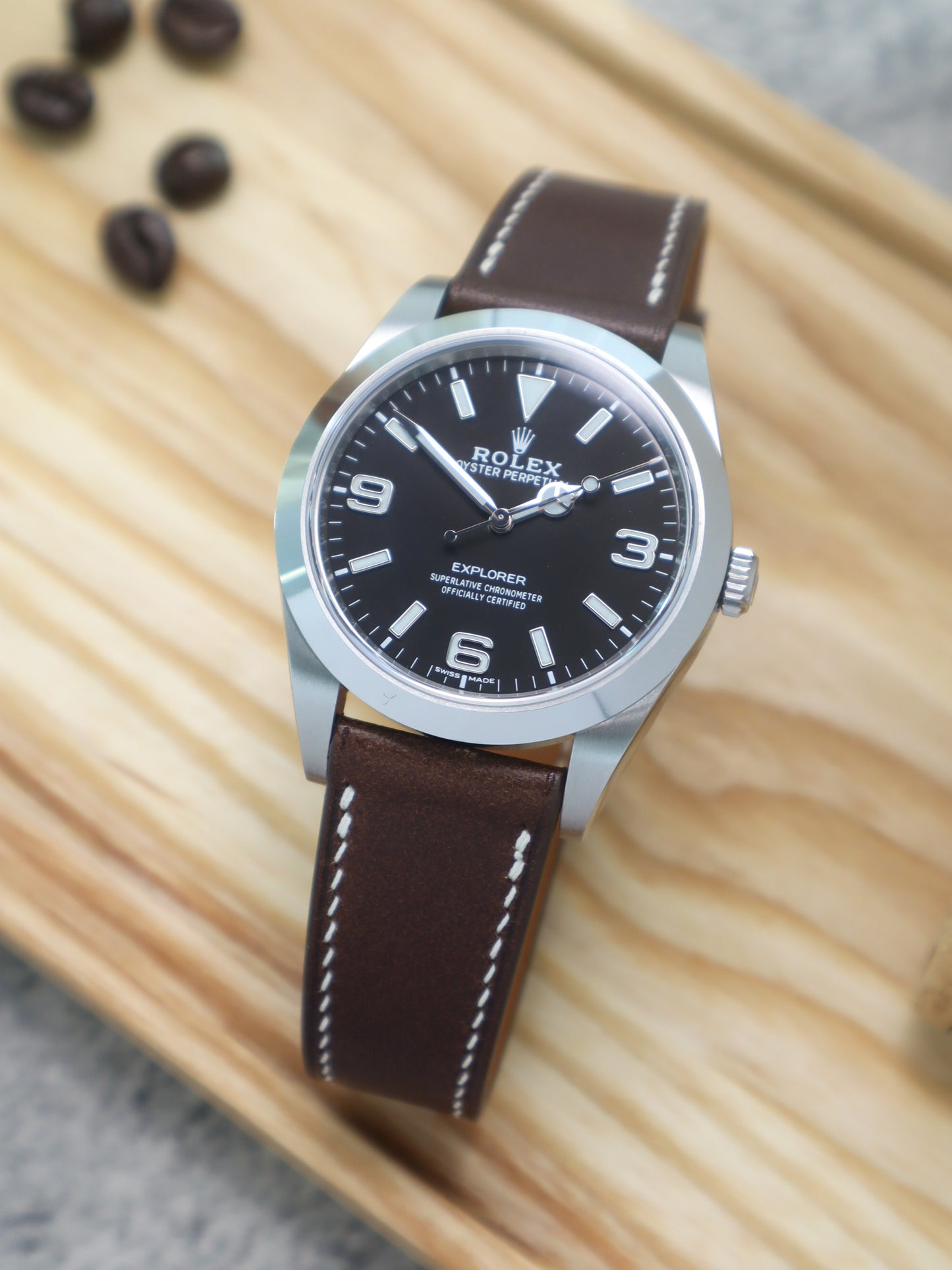 Dark Brown Buttero Lean Strap