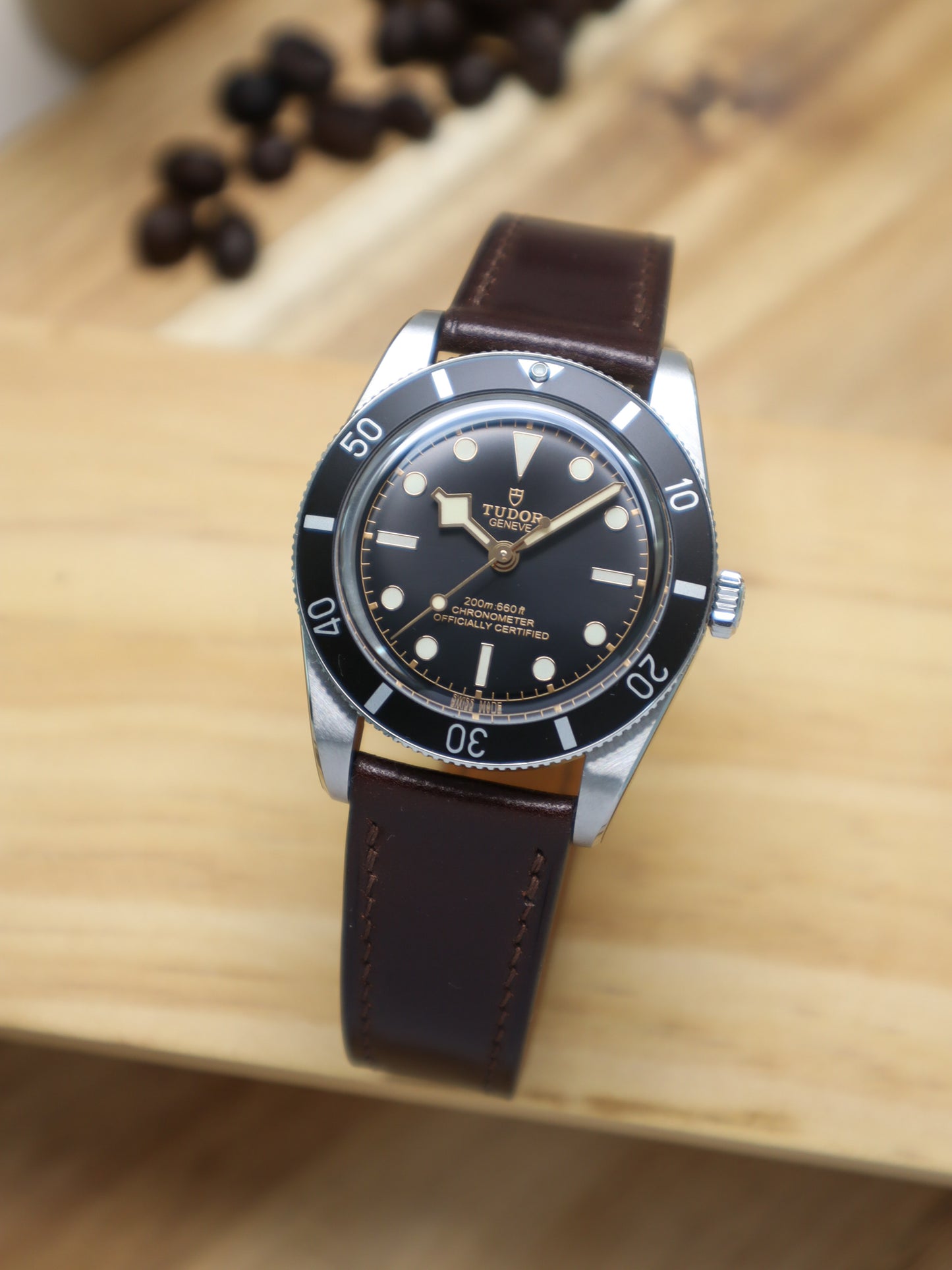 Mahogany Shell Cordovan Lean Strap