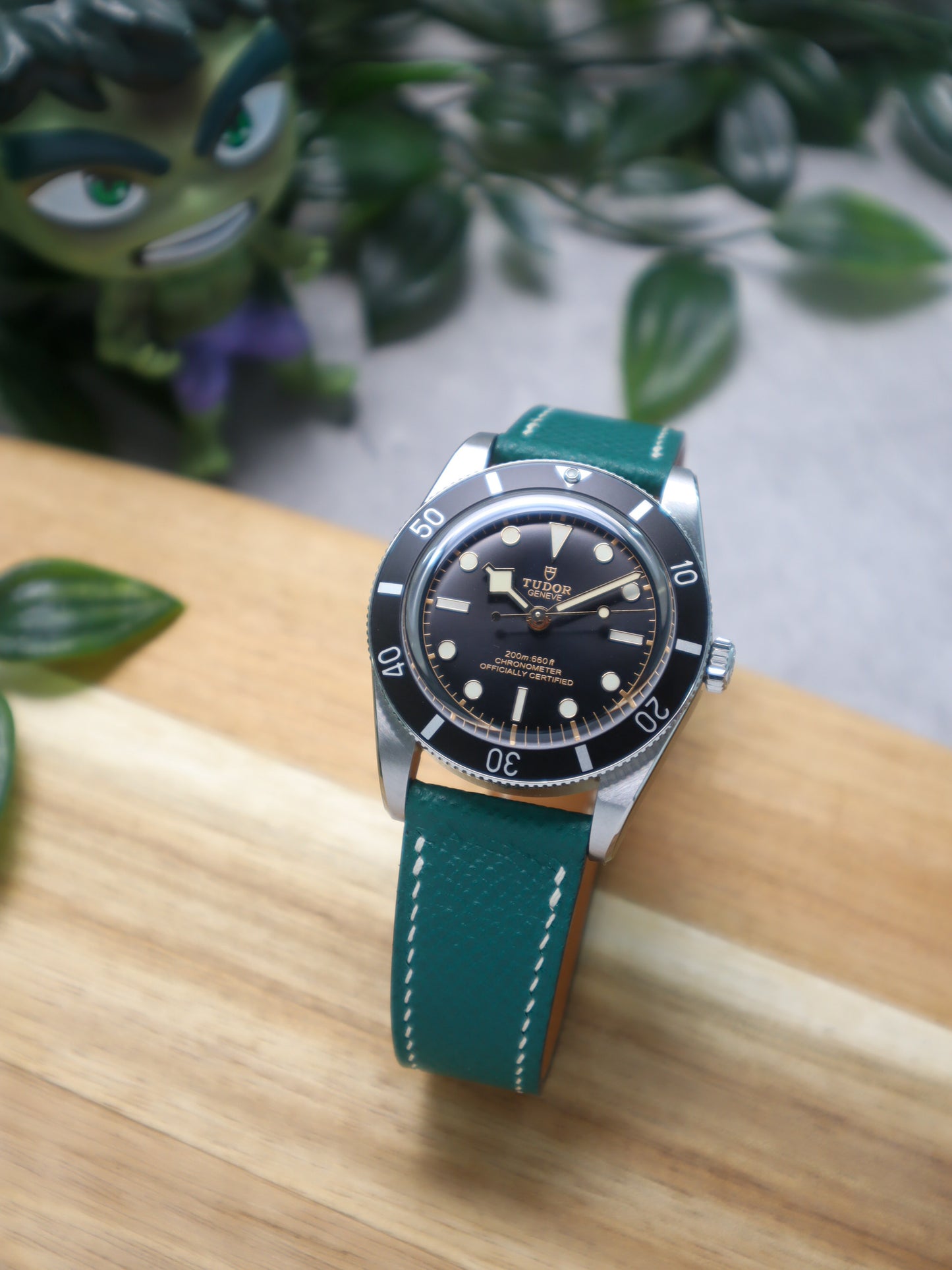 Hunter Green Epsom Lean Strap