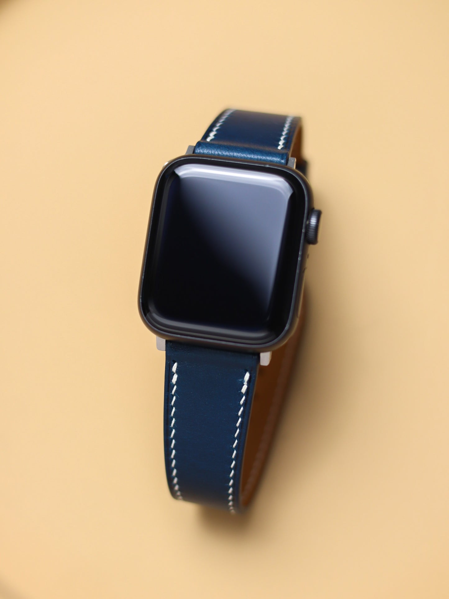 Navy Blue Buttero Apple Watch Lean Strap