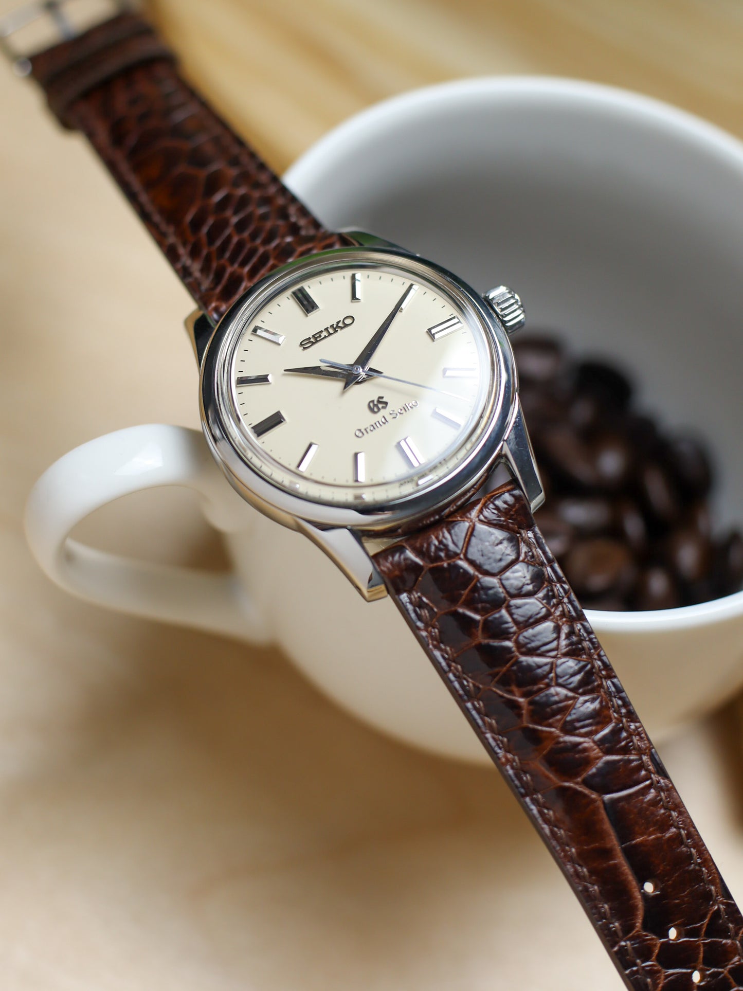 Espresso Brown Ostrich Hallmark Strap