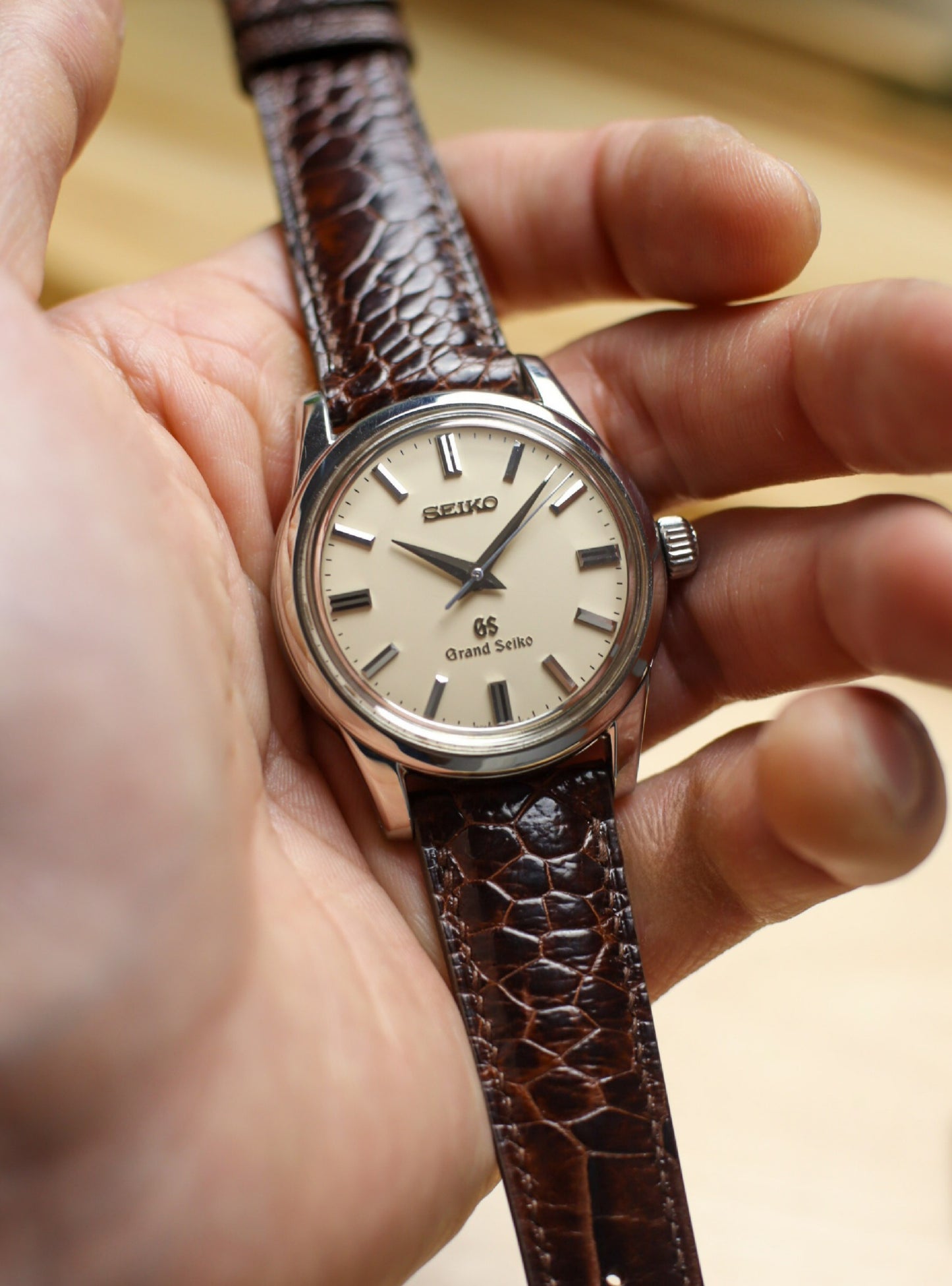 Espresso Brown Ostrich Hallmark Strap