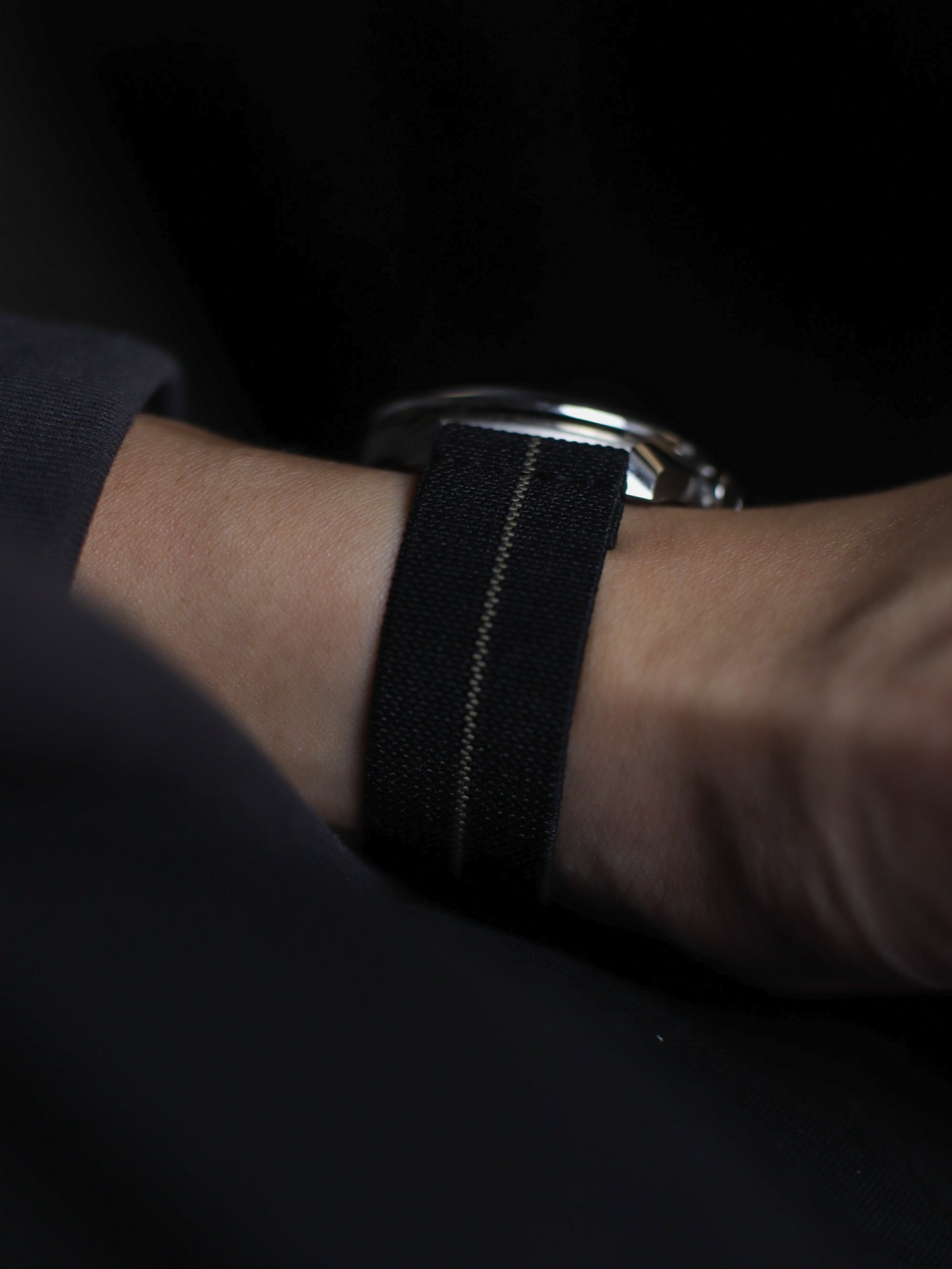 Classic Black/Khaki Elastic Band