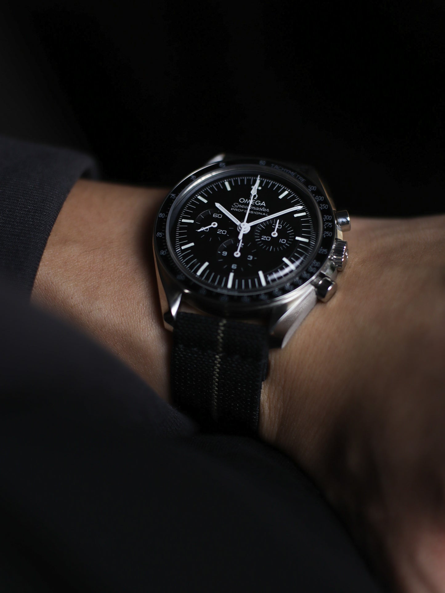 Classic Black/Khaki Elastic Band