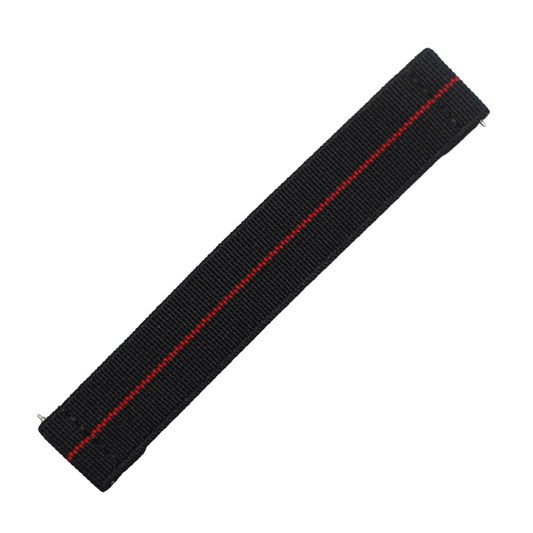 Classic Black/Red Elastic Band