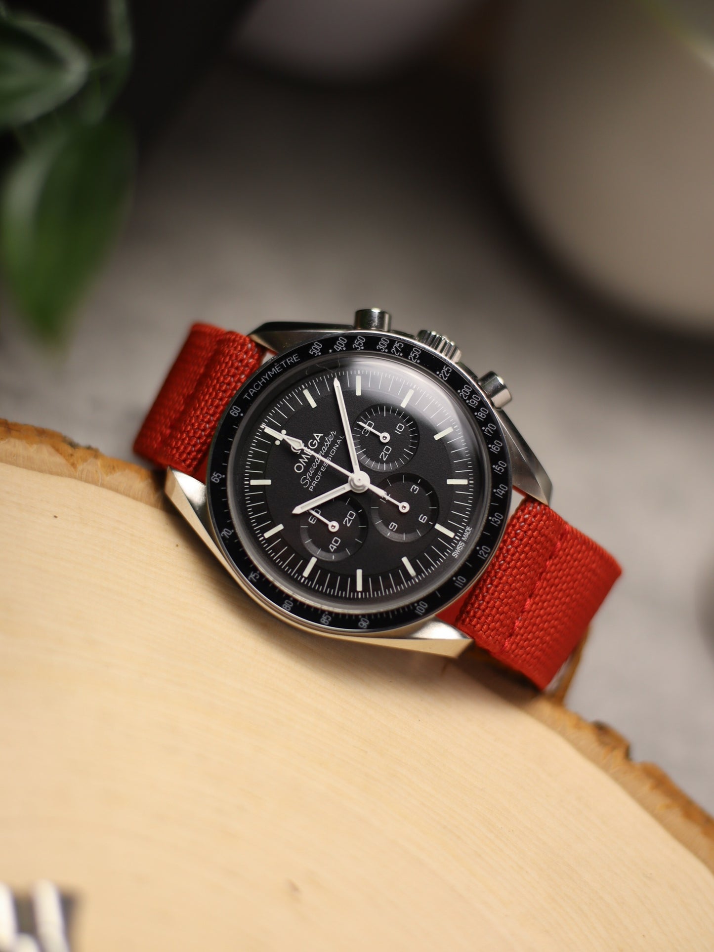 Crimson Red Elastic Band