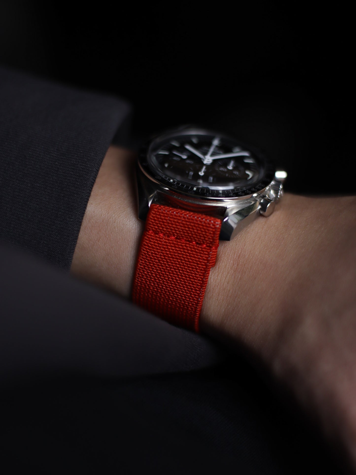 Crimson Red Elastic Band