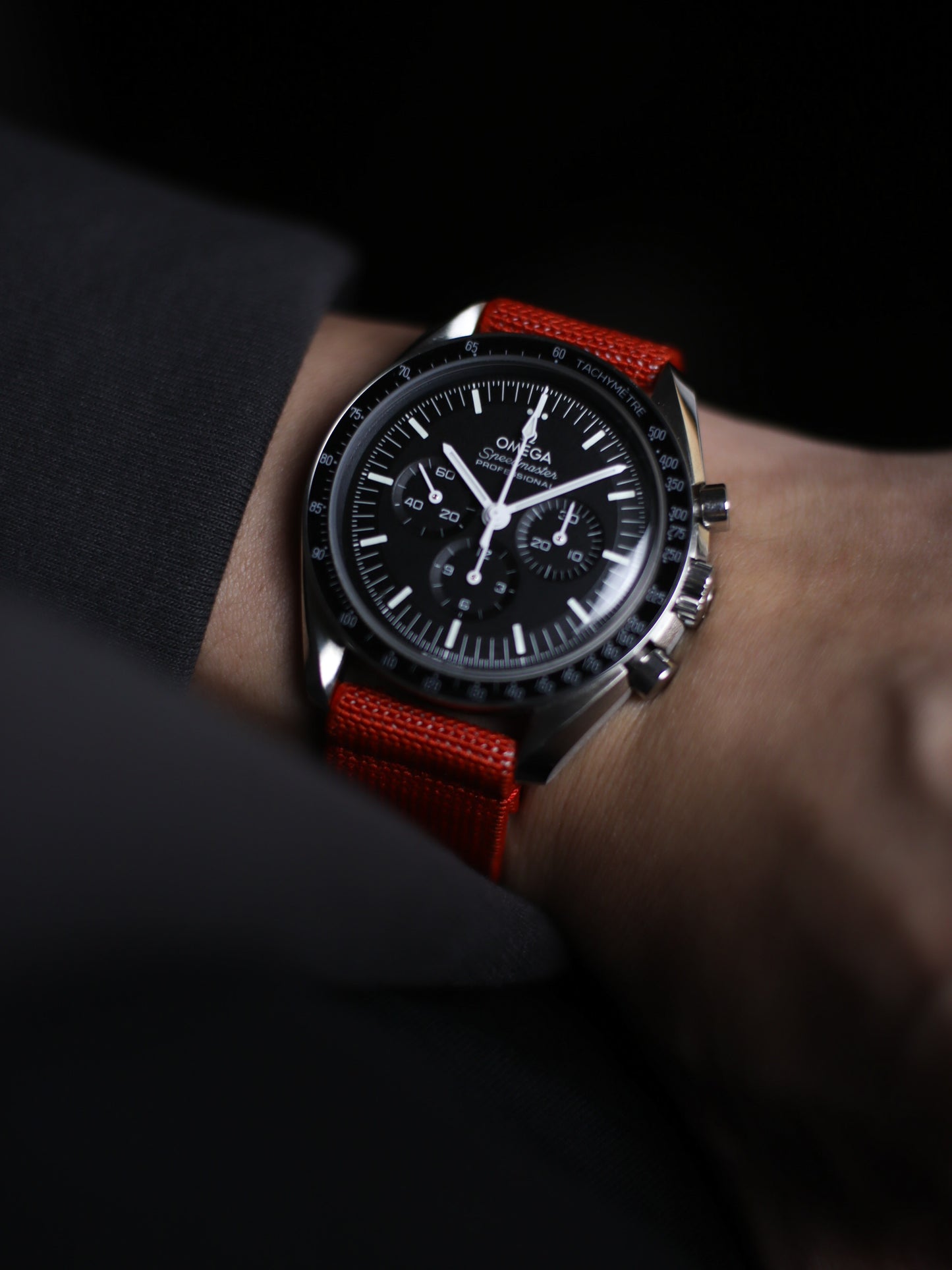 Crimson Red Elastic Band