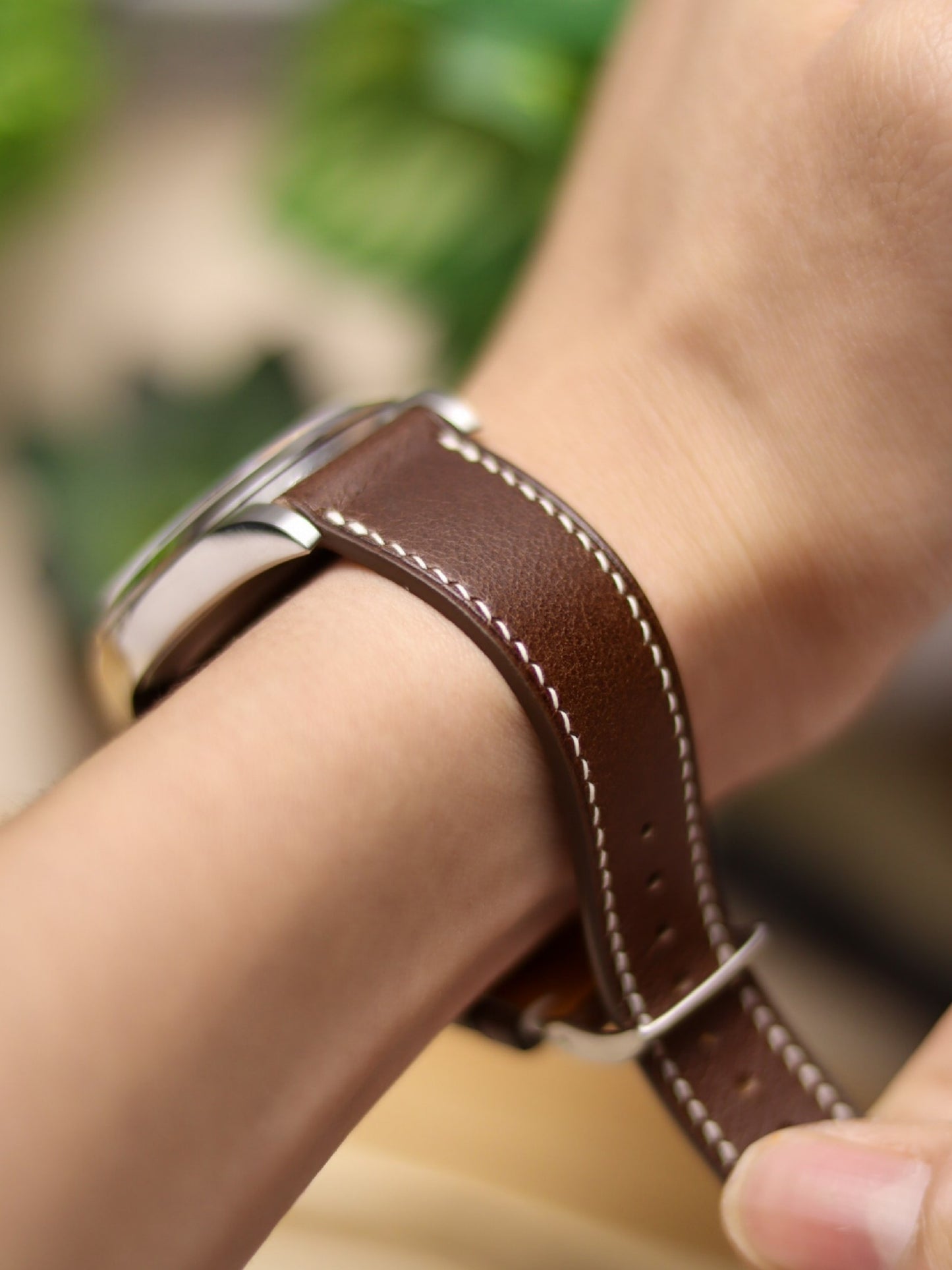 Dark Brown Buttero Lean Strap