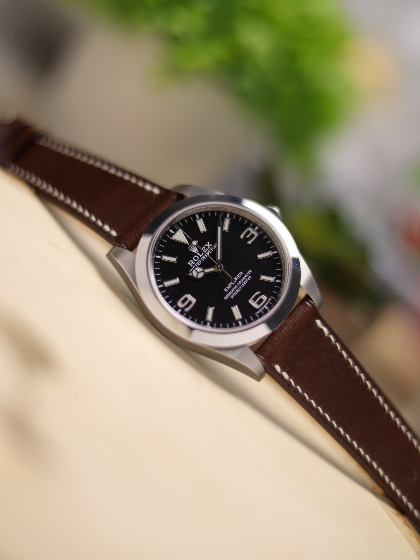 Dark Brown Buttero Lean Strap