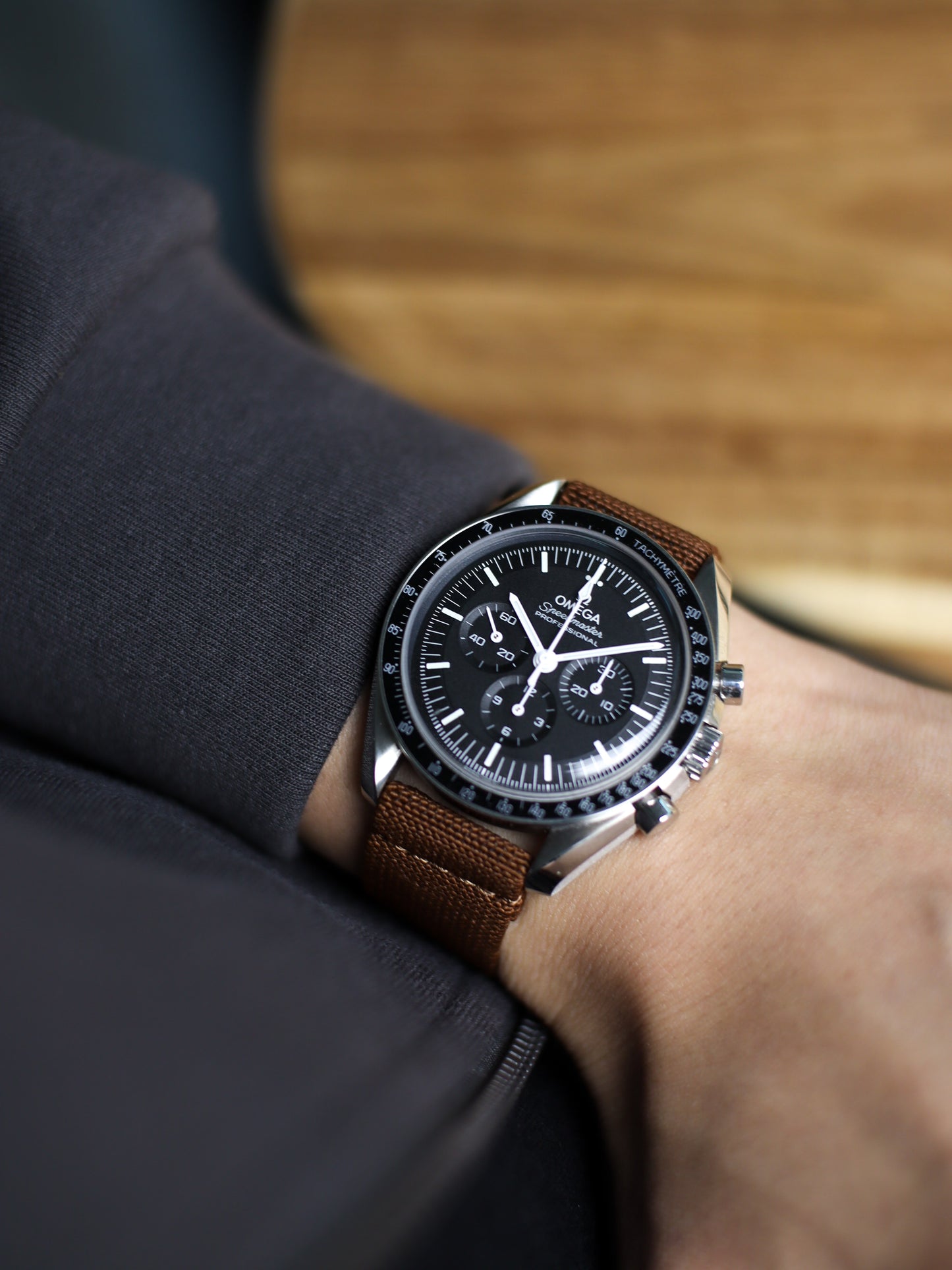 Dark Brown Elastic Band