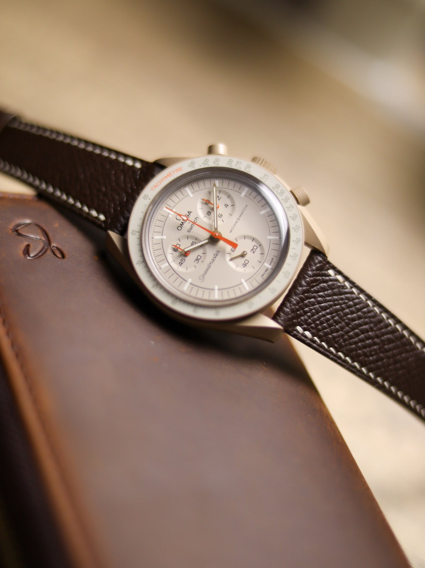 Dark Brown Epsom Lean Strap