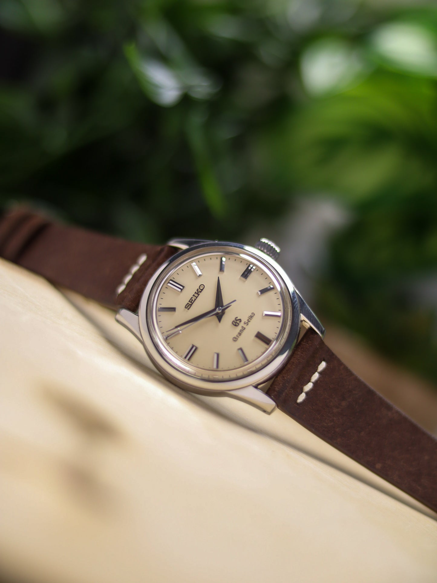 Dark Brown Pueblo Row-Stitch Strap