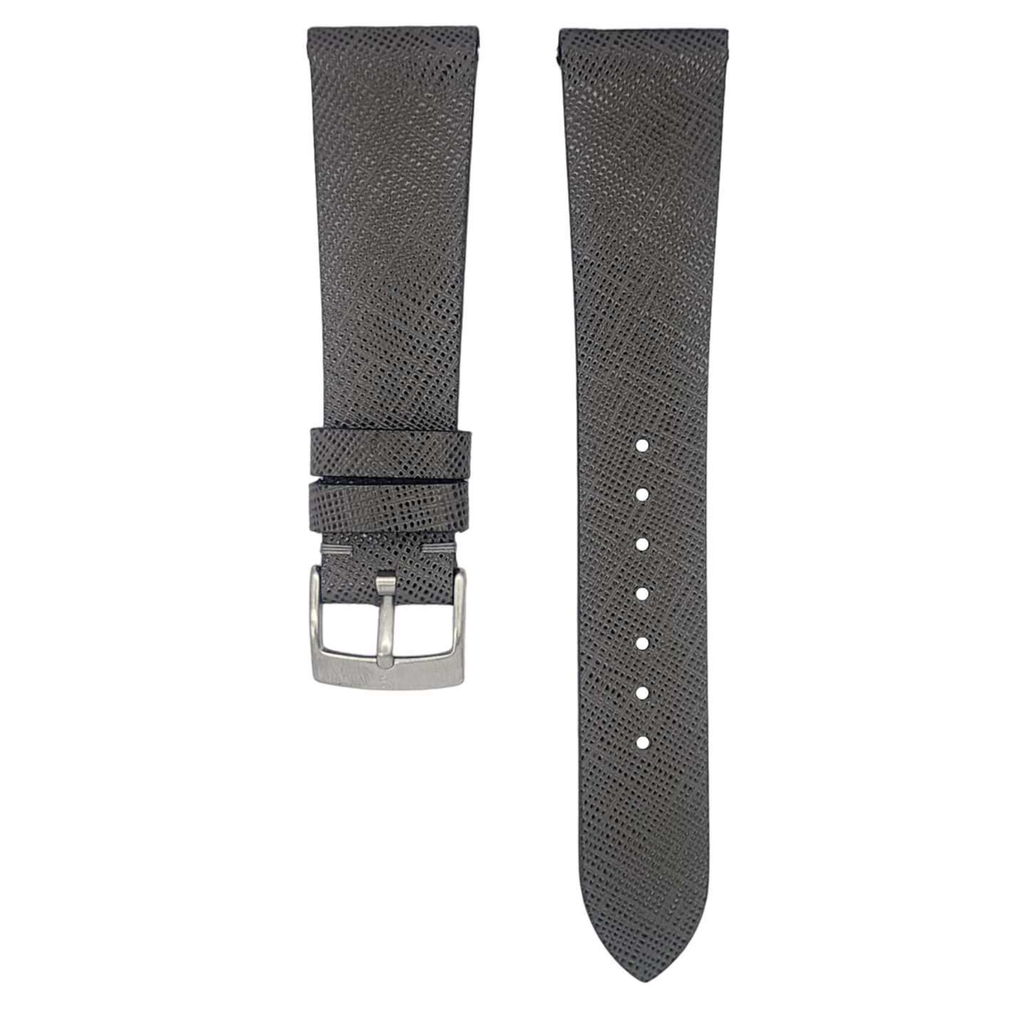 Dark Grey Saffiano Stitchless Strap