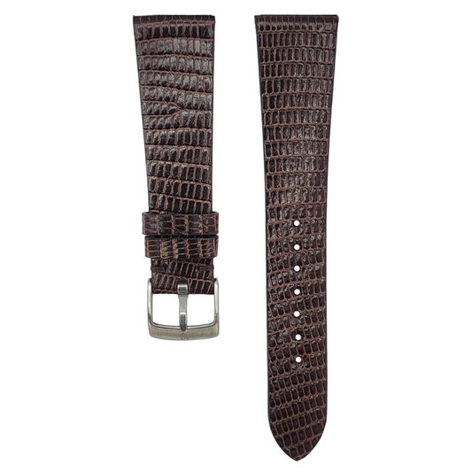 Dark Brown Lizard Stitchless Strap