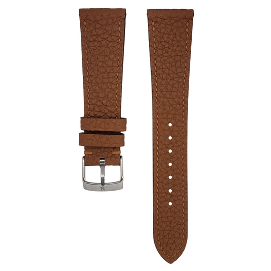 Gold Brown Togo Lean Strap
