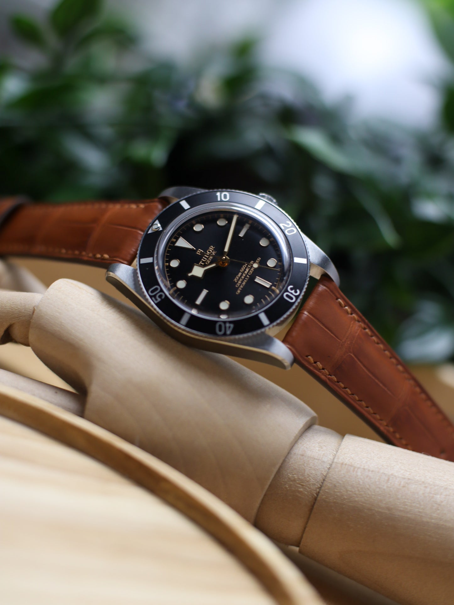 Matte Caramel Brown Alligator Hallmark Strap