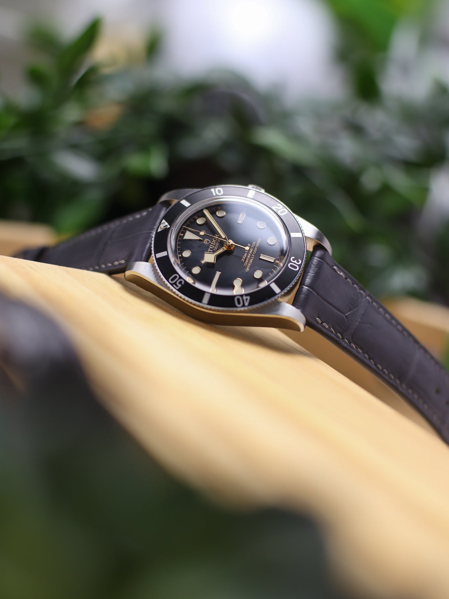 Matte Storm Grey Alligator Hallmark Strap