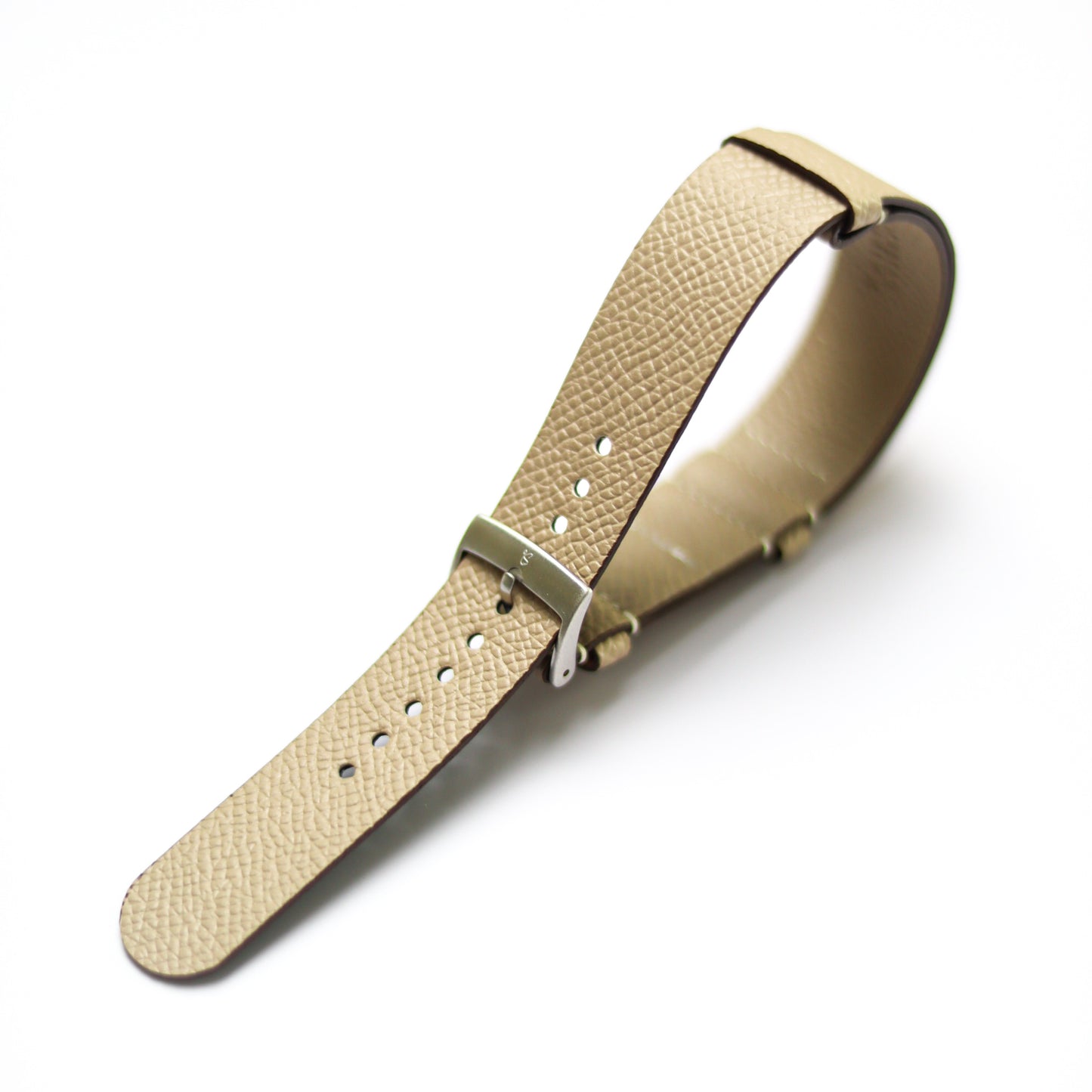 Natural Sand Epsom Military Tapered Strap