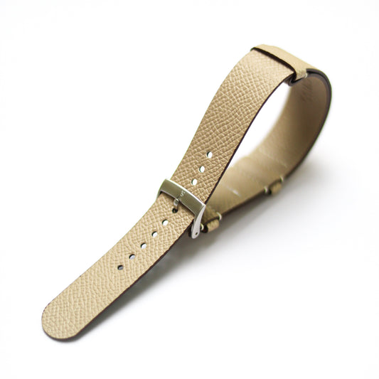 Natural Sand Epsom Military Tapered Strap