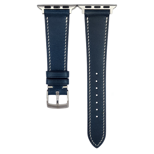 Navy Blue Buttero Apple Watch Lean Strap