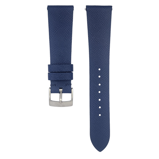 Navy Blue Saffiano Stitchless Strap