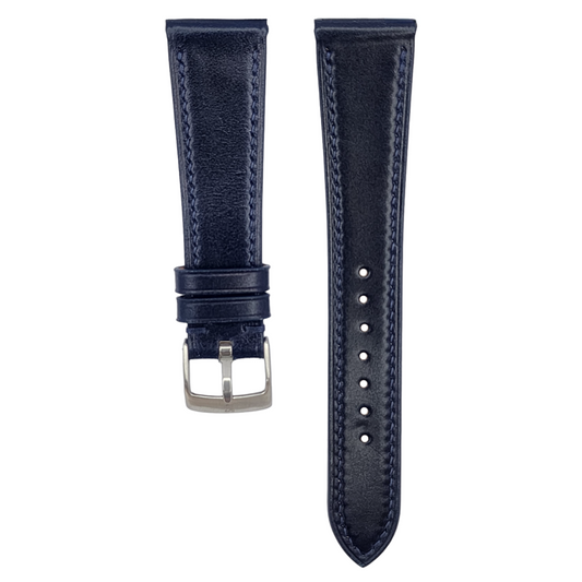 Navy Blue Shell Cordovan Lean Strap