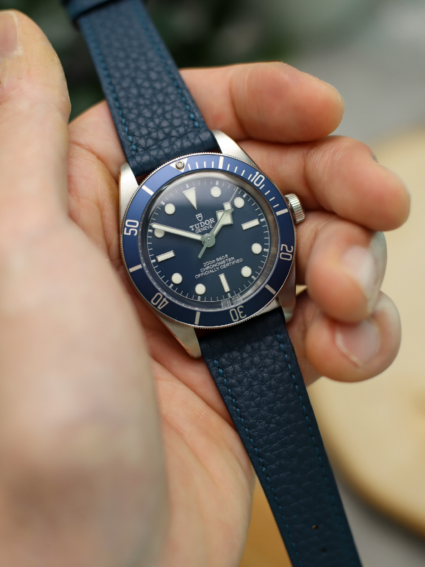 Navy Blue Togo Lean Strap