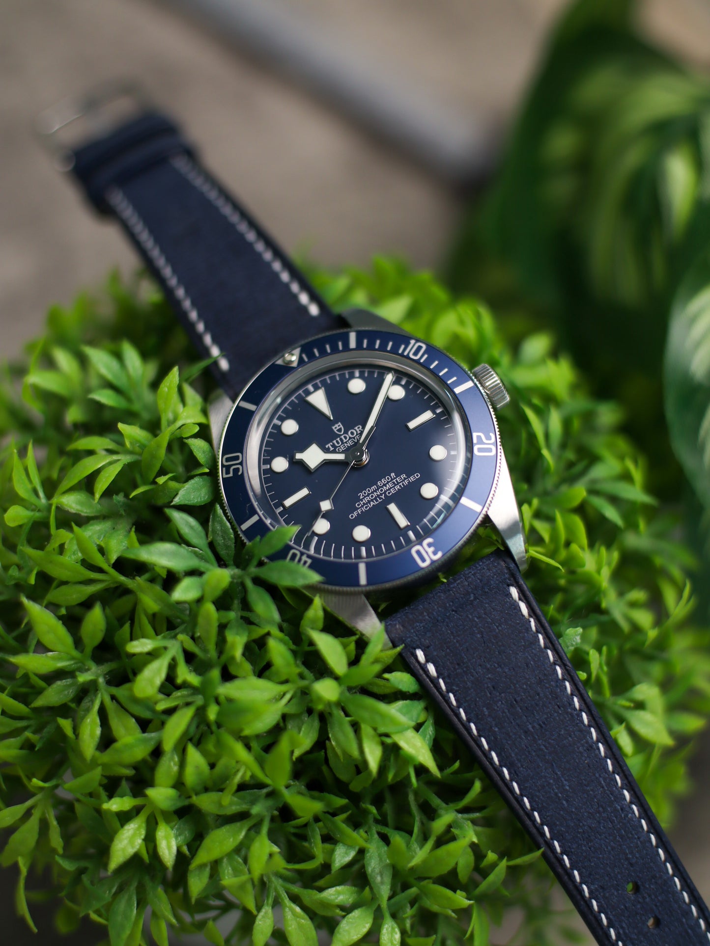 Navy Denim Blue Babele Lean Strap