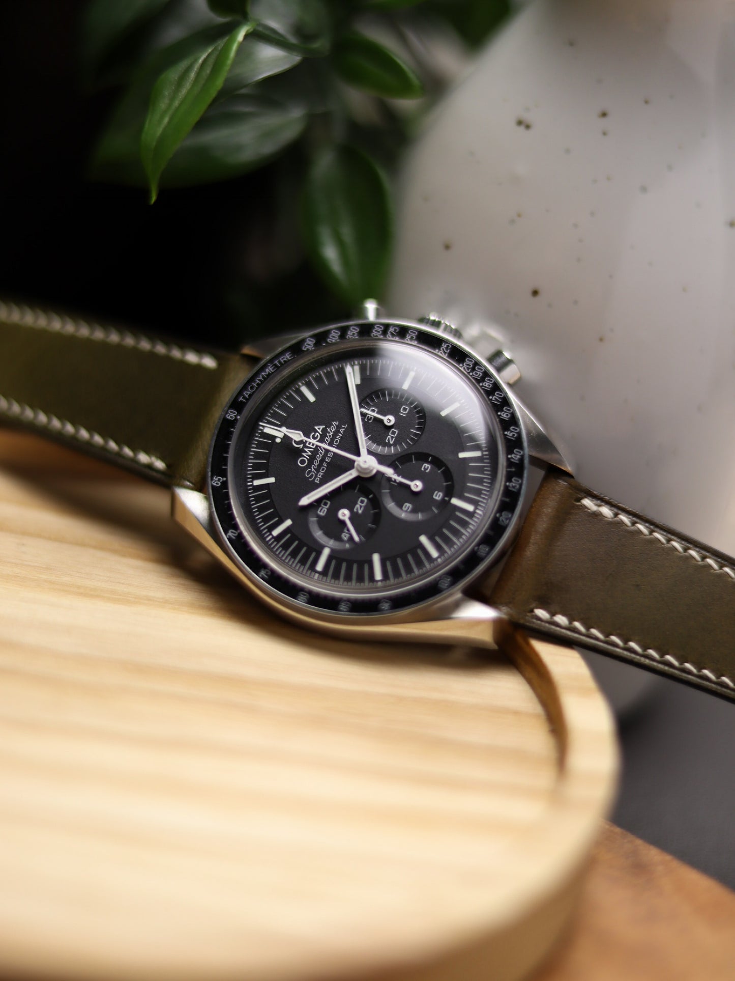 Olive Green Buttero Lean Strap