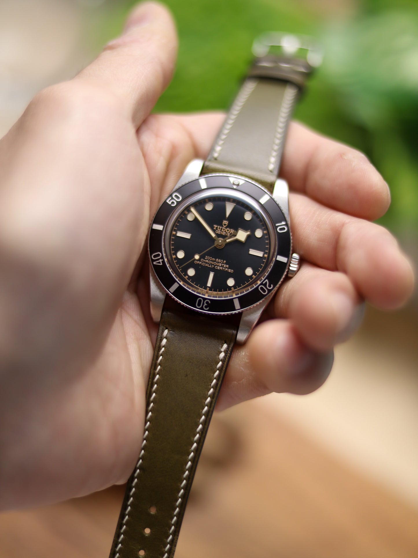 Olive Green Buttero Lean Strap