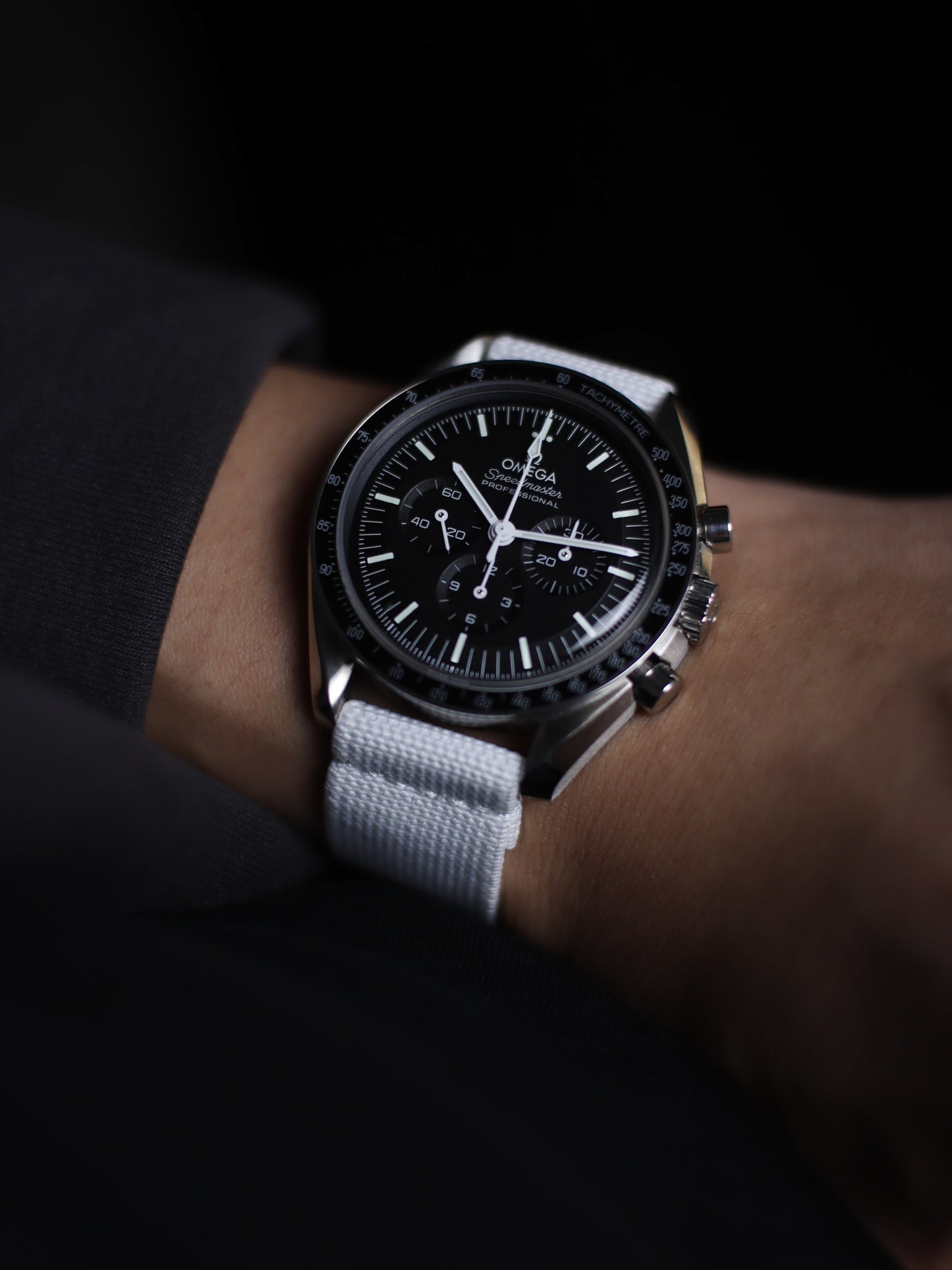 Pearl White Elastic Band