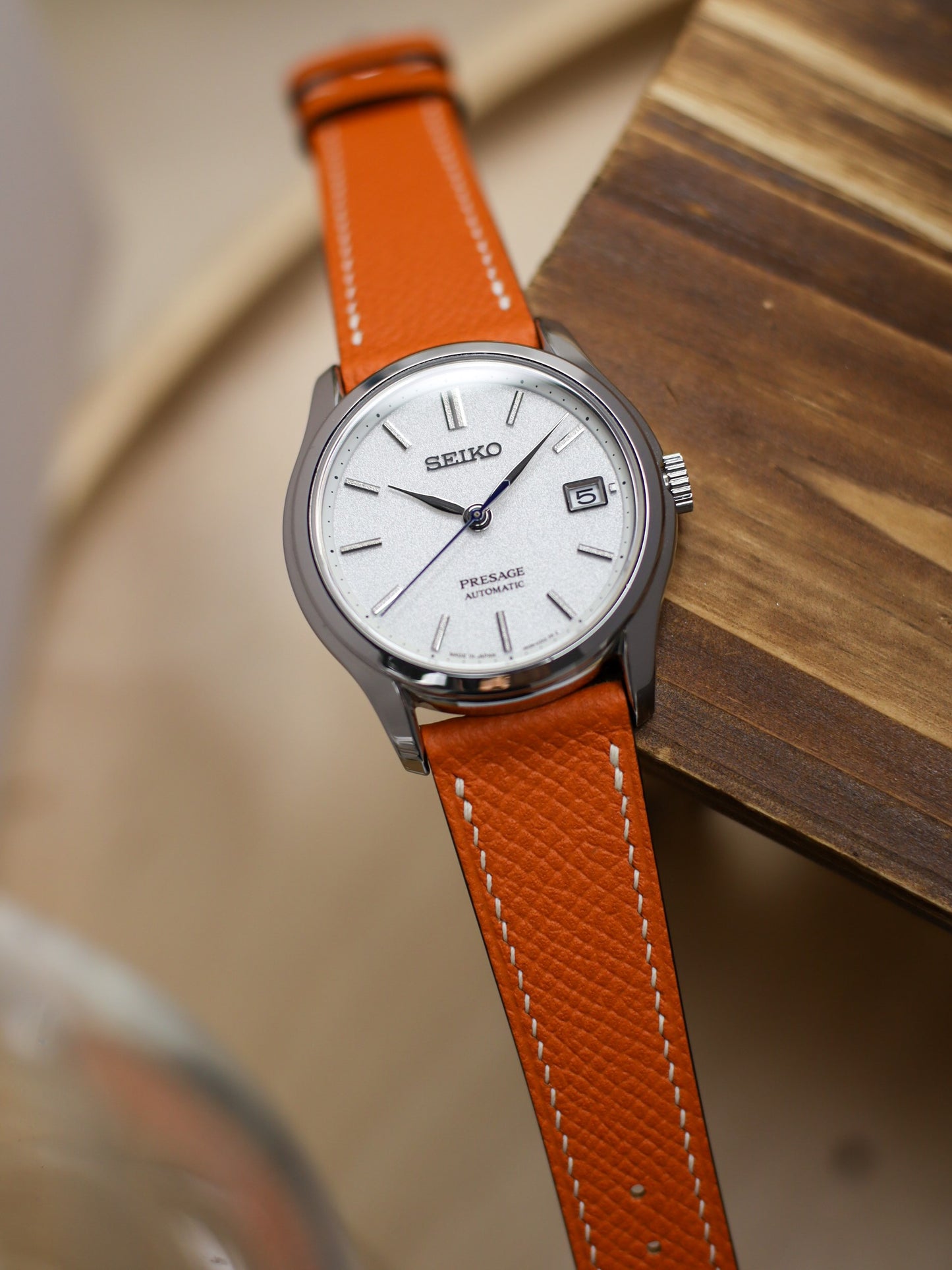 Sunkissed Orange Epsom Lean Strap