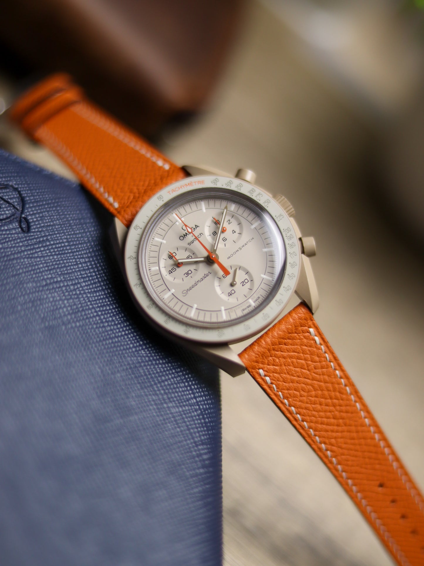 Sunkissed Orange Epsom Lean Strap