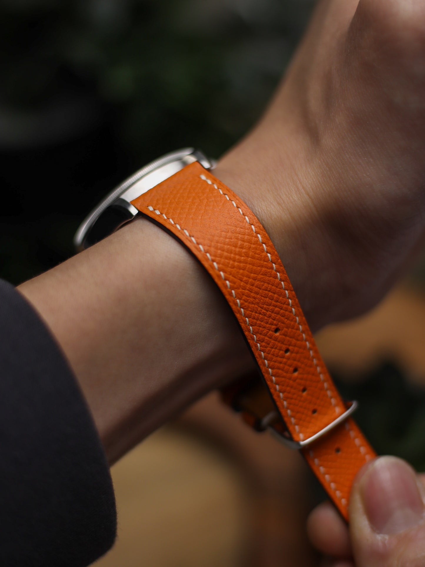 Sunkissed Orange Epsom Lean Strap