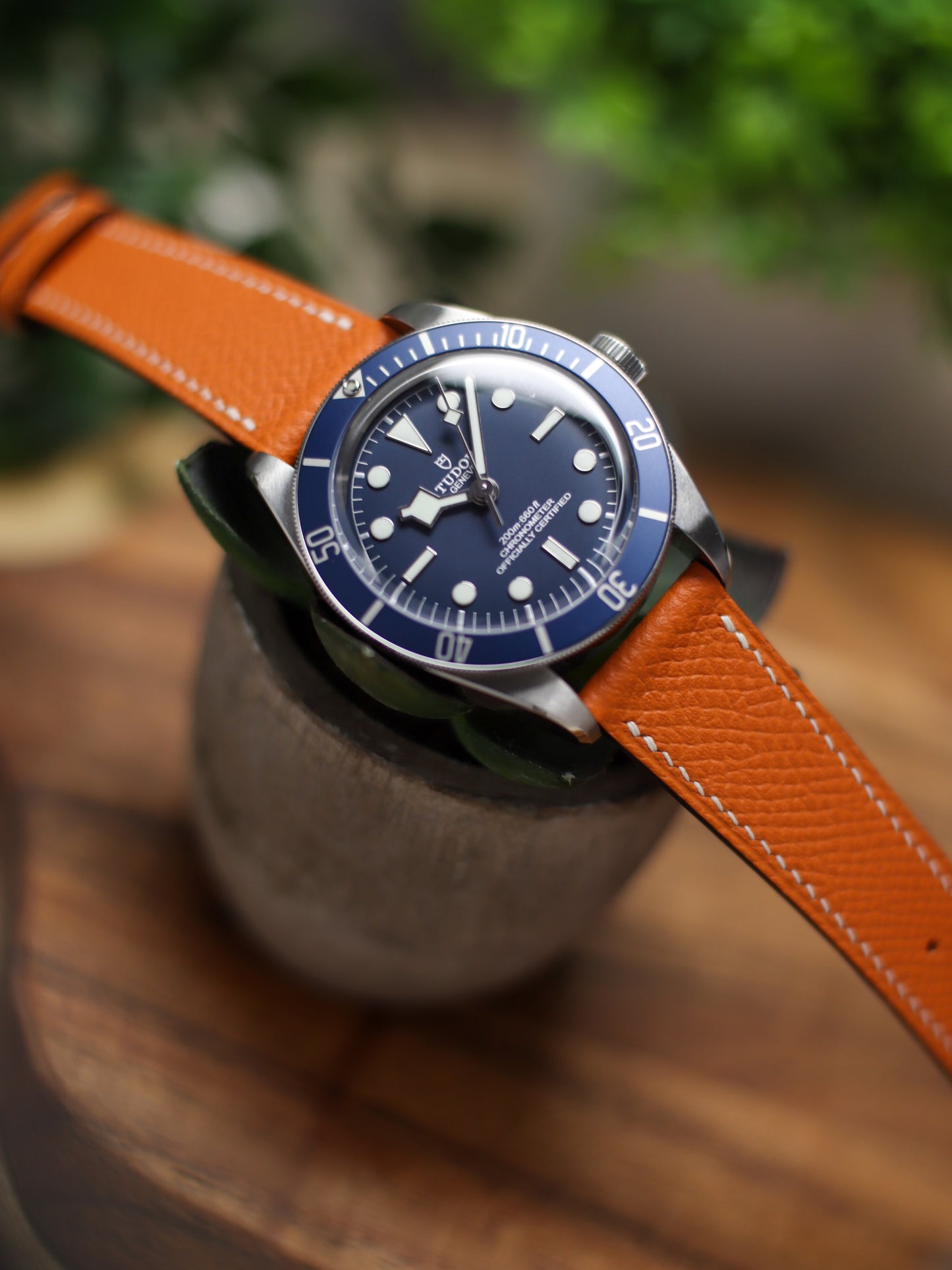 Sunkissed Orange Epsom Lean Strap