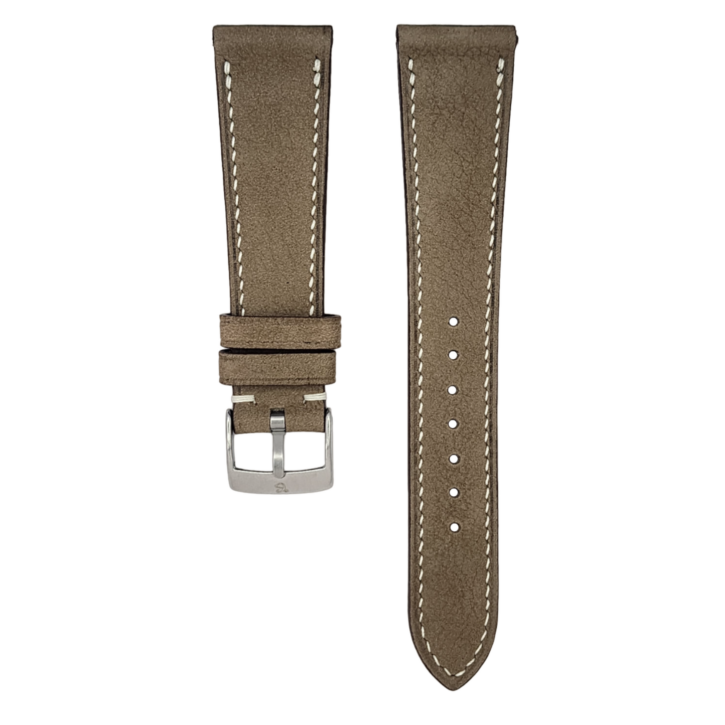 Taupe Brown Nubuck Lean Strap