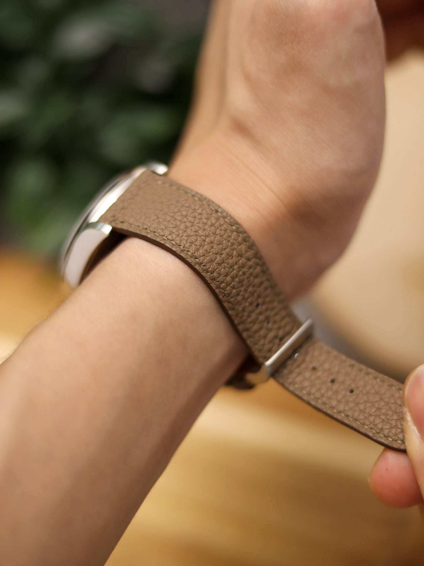Taupe Togo Lean Strap