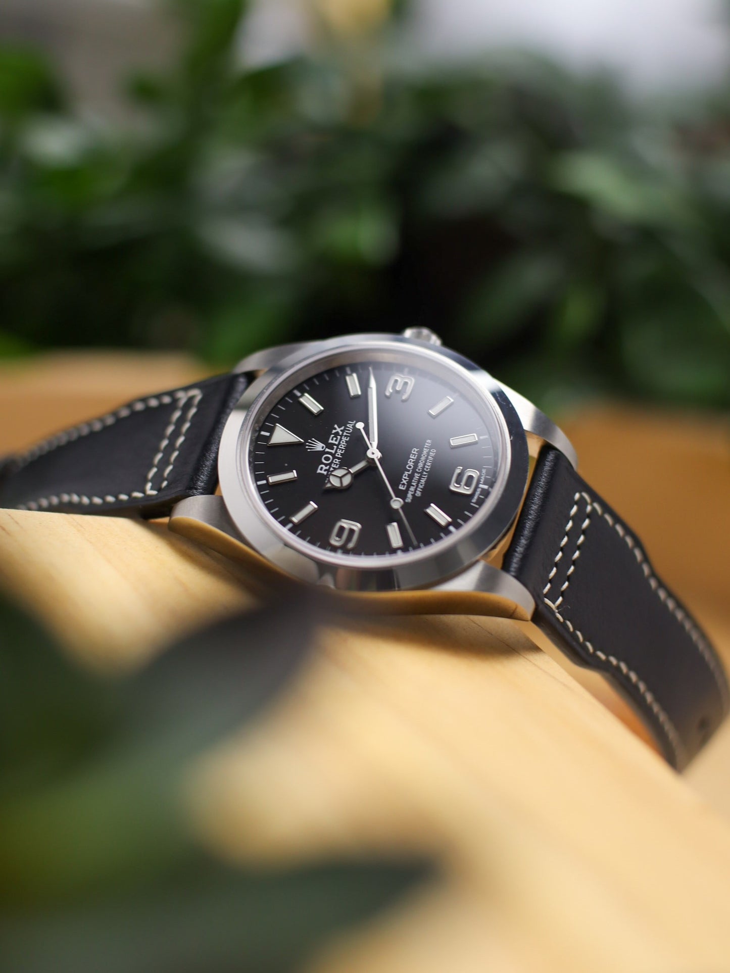 Vintage Black Vachetta (Minerva Box) Pilot (Lean) Strap