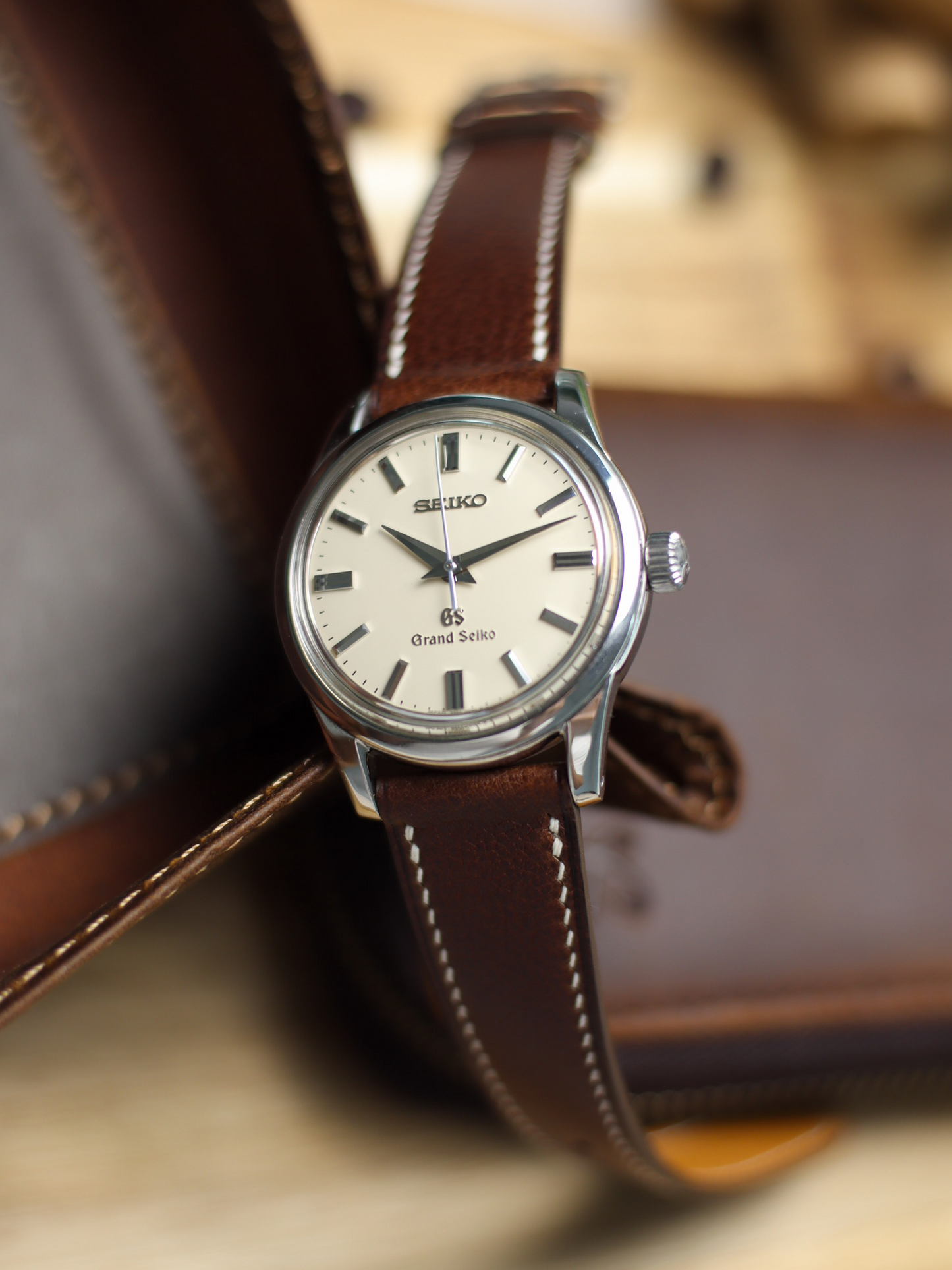 Vintage Dark Brown Vachetta (Minerva Box) Lean Strap