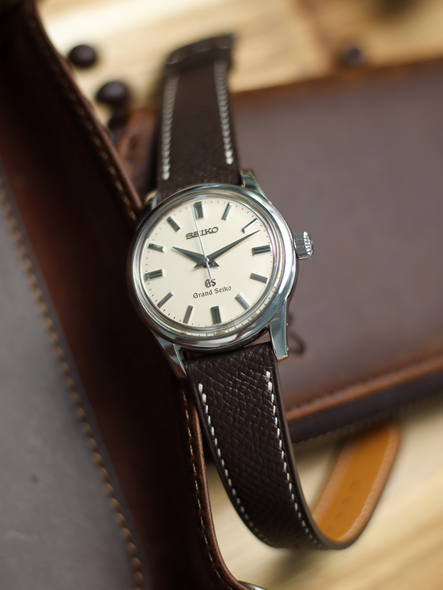 Dark Brown Epsom Lean Strap