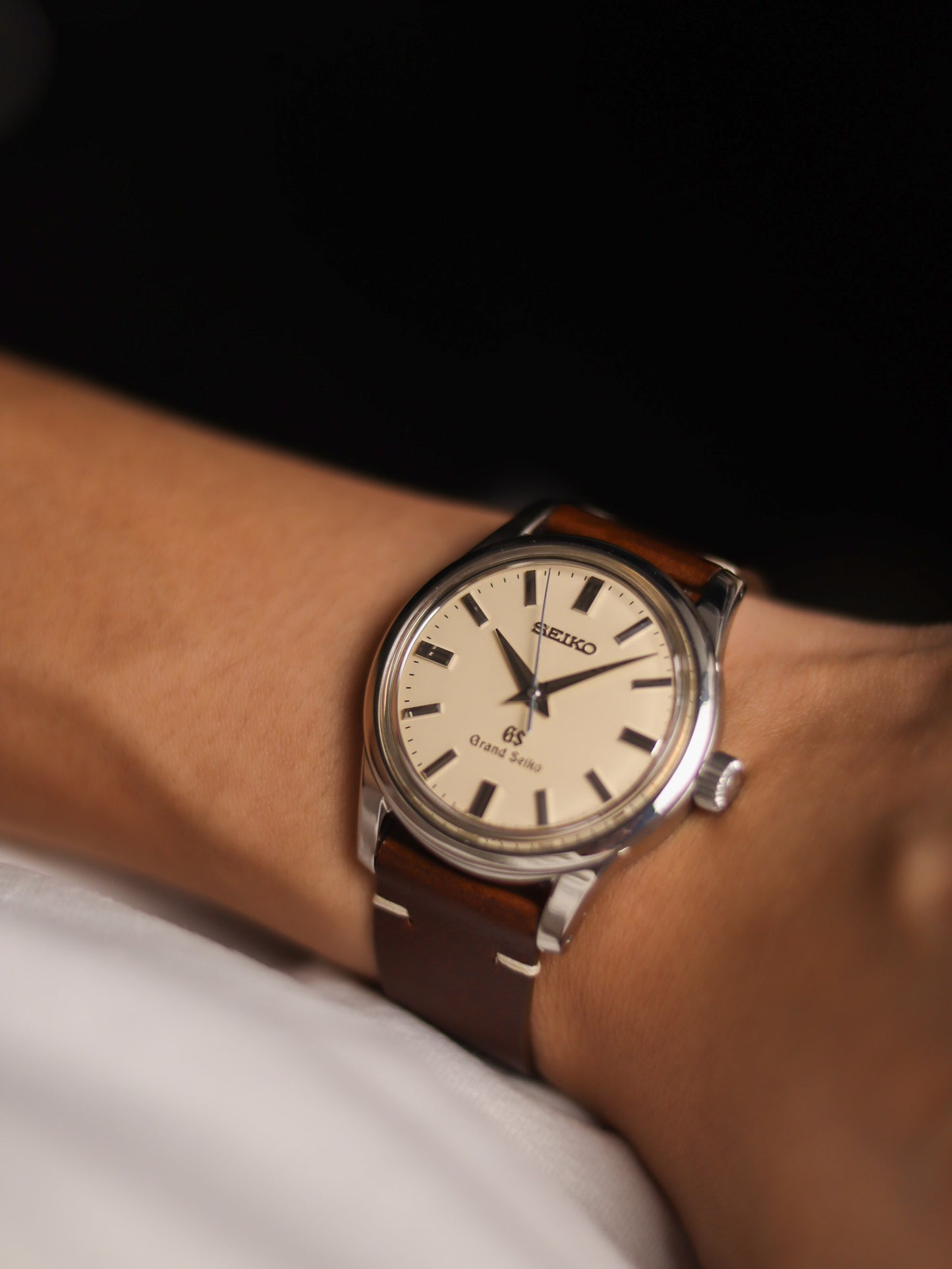 Vintage Dark Brown Vachetta (Minerva Box) Point-Stitch Strap