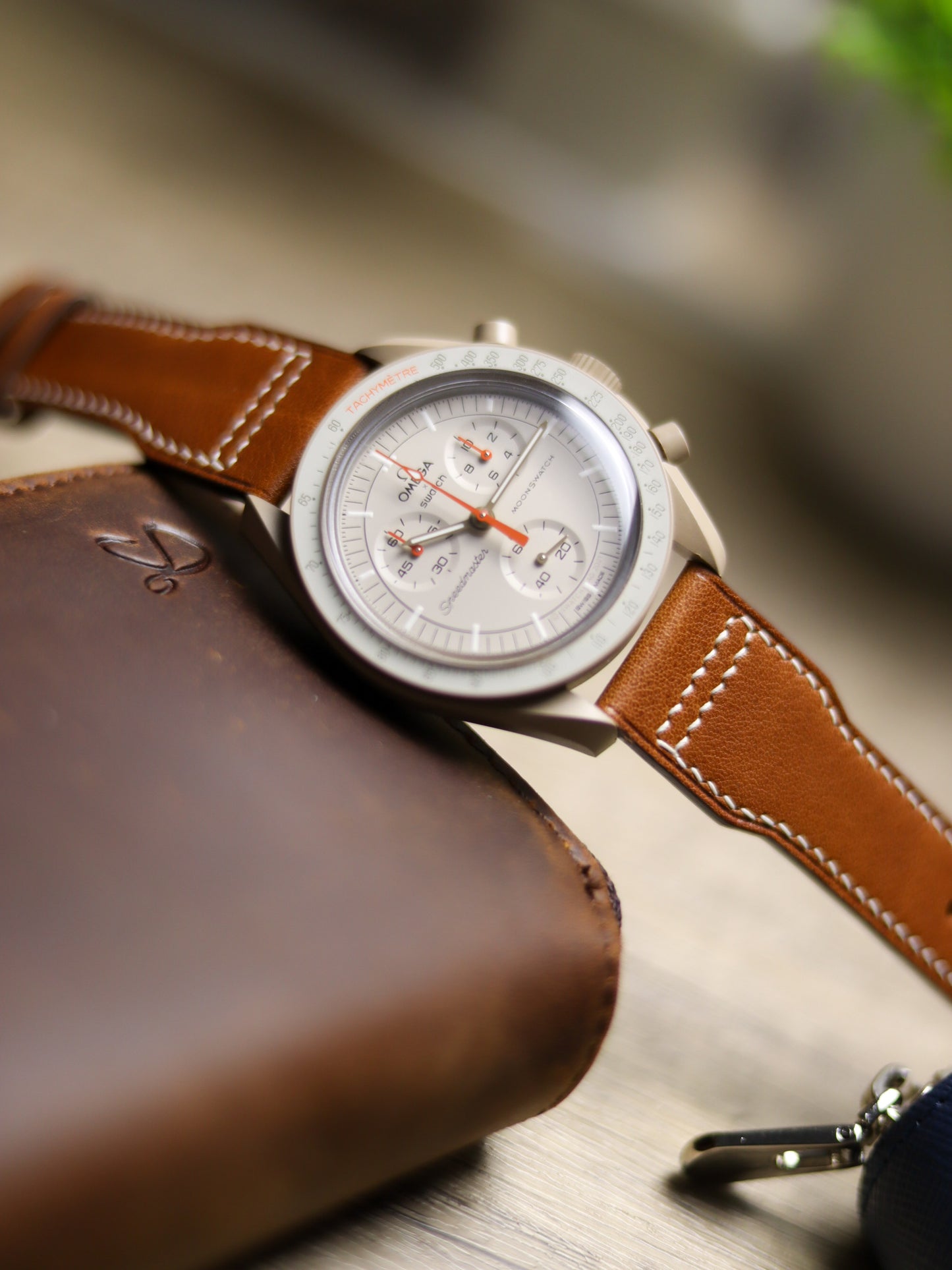 Vintage Light Brown Vachetta (Minerva Box) Pilot (Lean) Strap