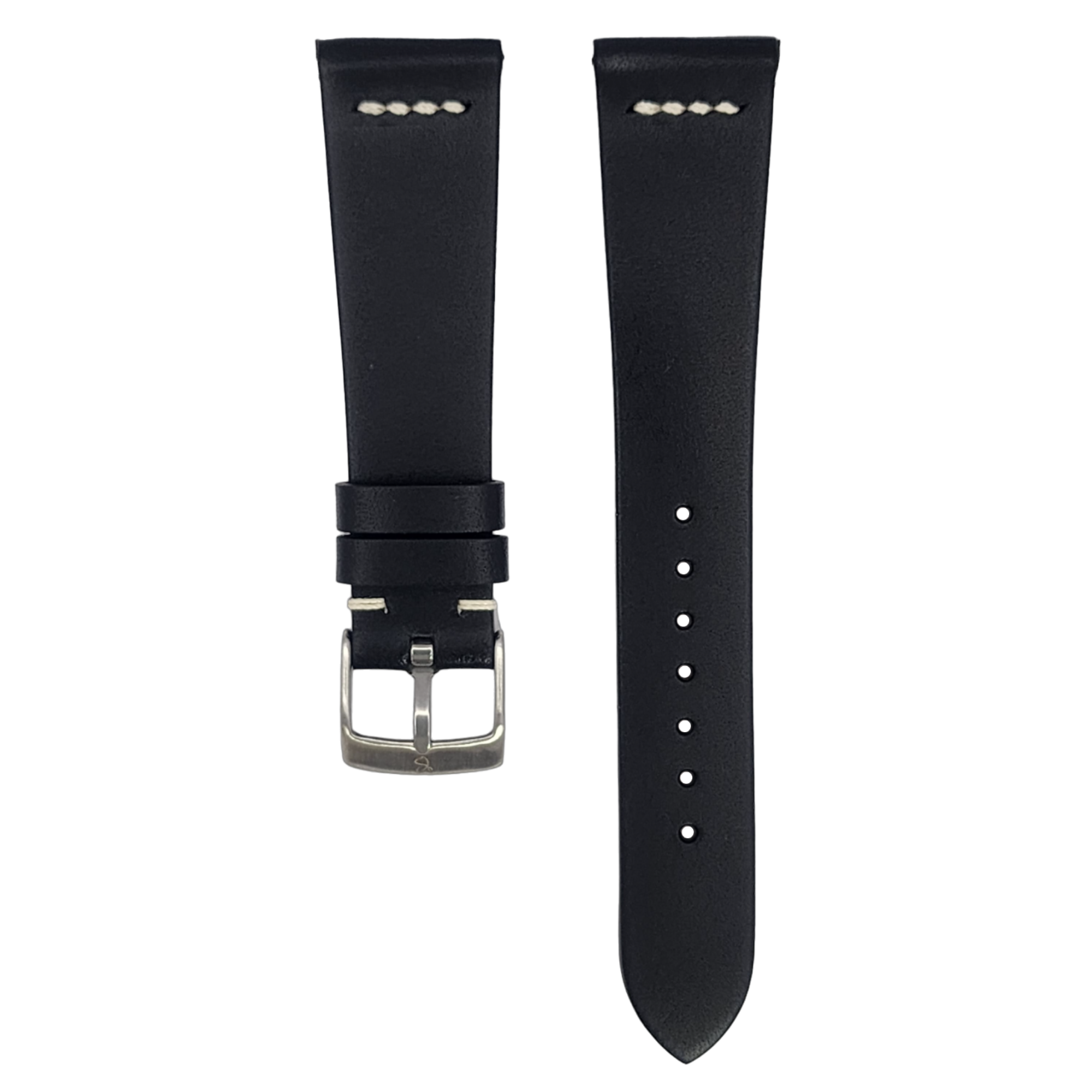 Matte Black Buttero Row-Stitch Strap – Kairos Stitch