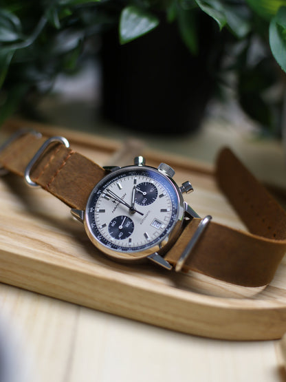 Light Brown Waxy Military Single Strap