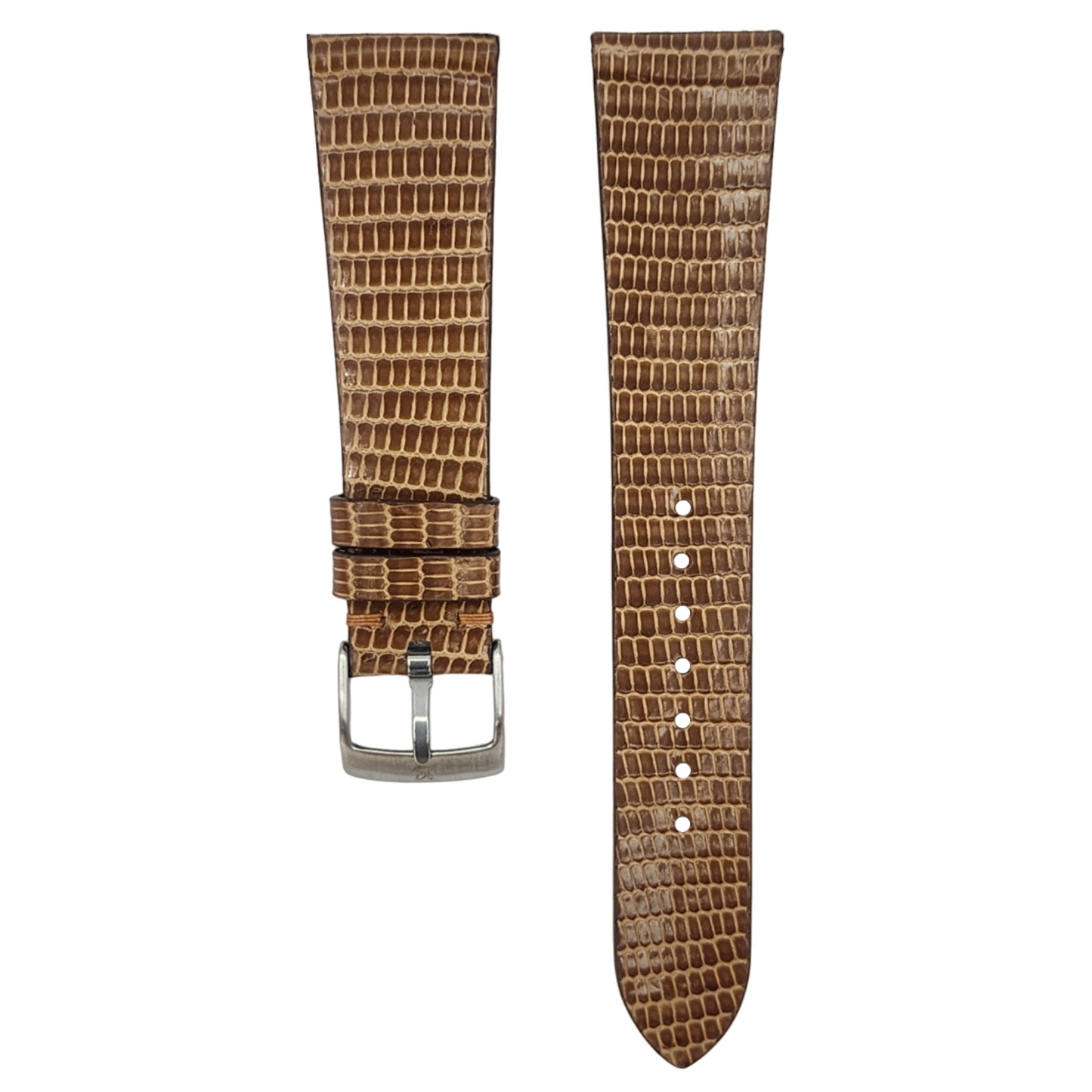 Bronze Brown Lizard Stitchless Strap