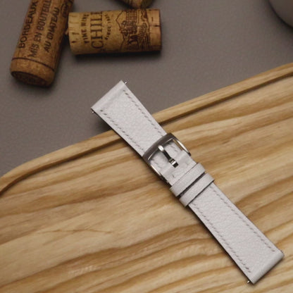 Matte White Chèvre Lean Strap