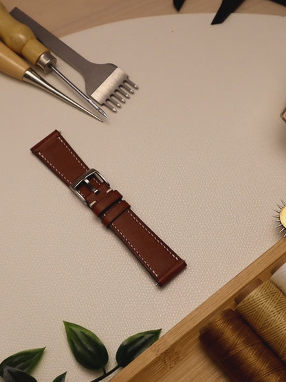 Chestnut Brown Buttero Lean Strap